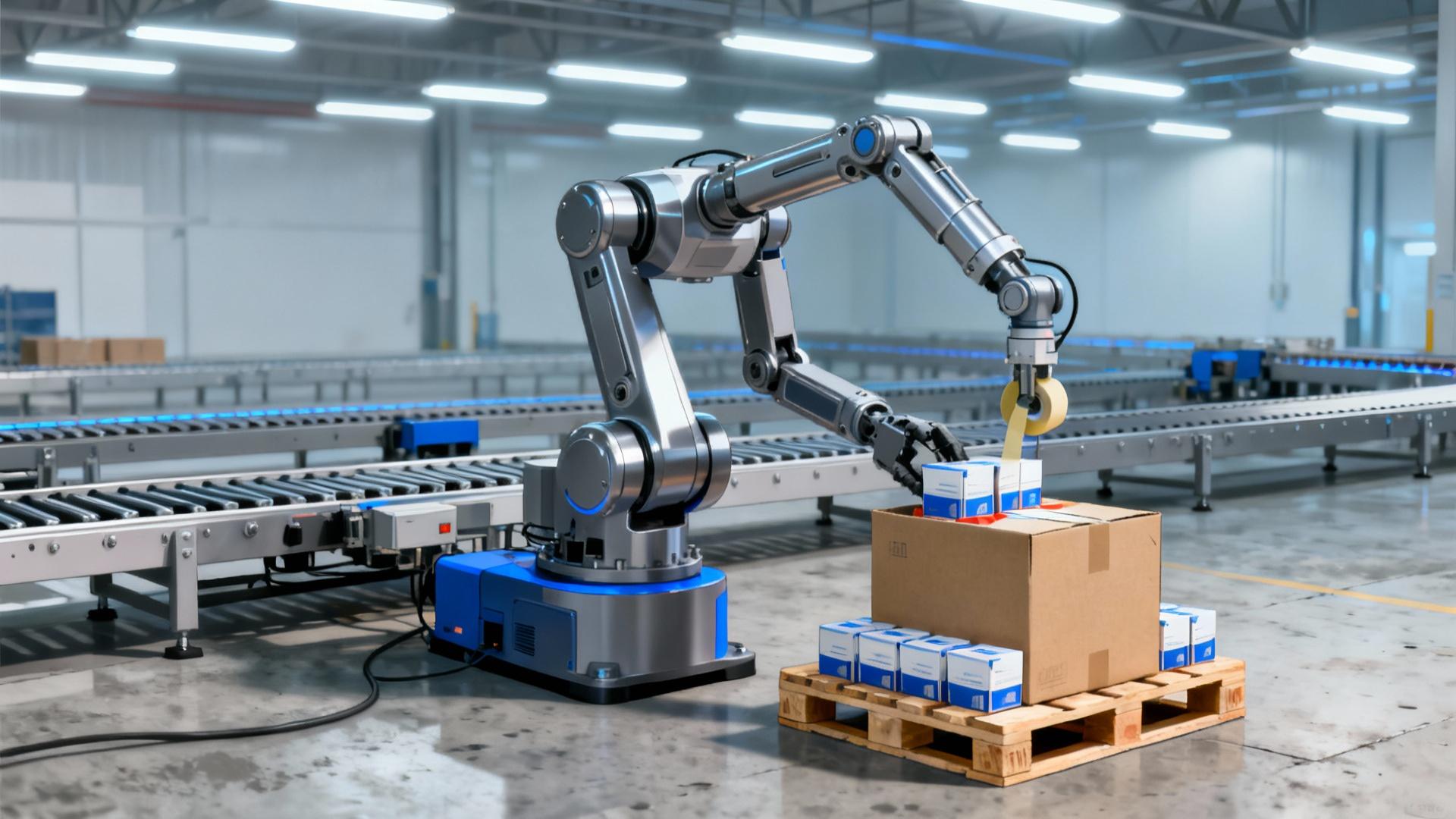 Robot arms: palletizing, order picking, and packing